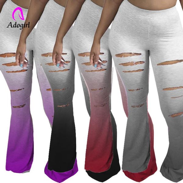 women's pants & capris distressed women flare changing color high waist fitness leggings bell bottom retro stretchy sweatpant draped jo, Black;white
women's pants & capris distressed women flare changing color high waist fitness leggings bell bottom retro stretchy sweatpant draped jo, Black;white