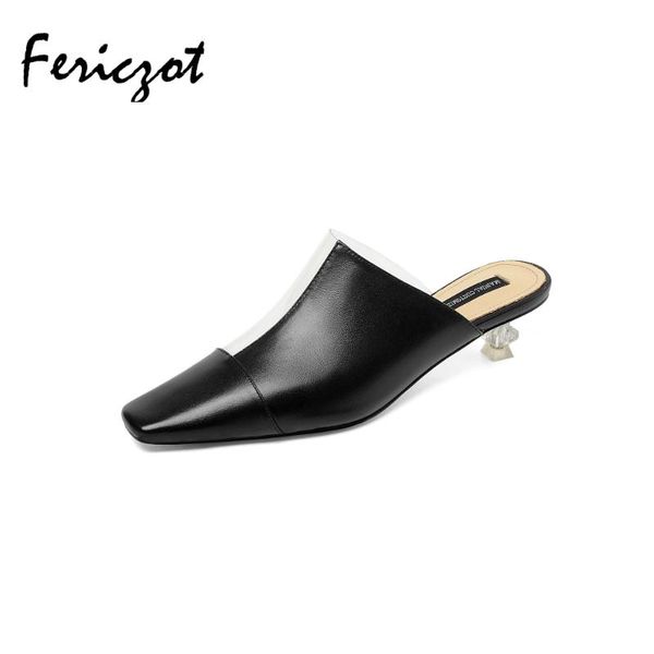 dress shoes fericzot 2021 fashion genuine leather mules women shoe pvc sequin splic color square toe slip on crystal heel, Black
dress shoes fericzot 2021 fashion genuine leather mules women shoe pvc sequin splic color square toe slip on crystal heel, Black