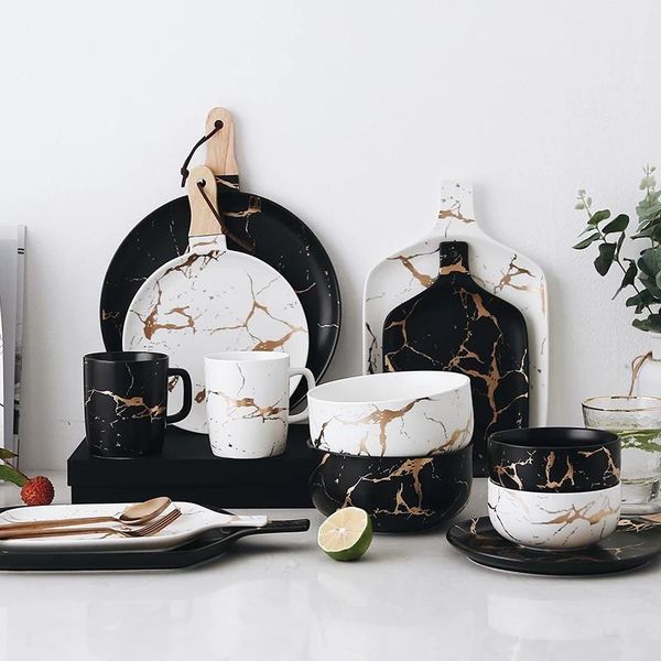 dishes & plates gold marble maglaze ceramic banquet tableware set breakfast plate bowl noodles coffee cup
dishes & plates gold marble maglaze ceramic banquet tableware set breakfast plate bowl noodles coffee cup