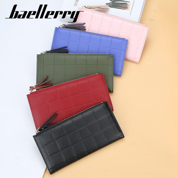 wallets baellerry woman wallet purse women money bag luxury designer pu casual zipper long ladies phone, Red;black
wallets baellerry woman wallet purse women money bag luxury designer pu casual zipper long ladies phone, Red;black