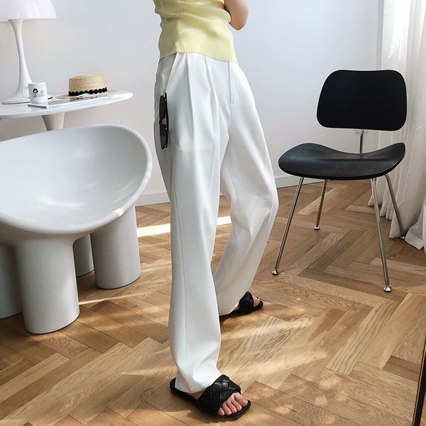2021 new retro women's high waist korean version, chic, urban leisure, vertical tube pants, cleaning clothes, spring and autumn series, Black;white
2021 new retro women's high waist korean version, chic, urban leisure, vertical tube pants, cleaning clothes, spring and autumn series, Black;white