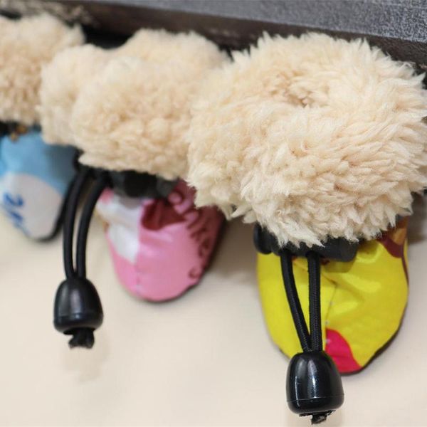 dog apparel 4 pack/set pet winter rain boots set with fleece liner cartoon waterproof anti slip shoes for dogs
dog apparel 4 pack/set pet winter rain boots set with fleece liner cartoon waterproof anti slip shoes for dogs