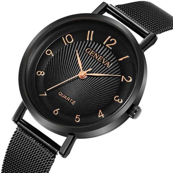 wristwatches geneva women's watches luxury mesh straps clock classic stainless steel fashion casual ladies wrist watch women dropship, Slivery;brown
wristwatches geneva women's watches luxury mesh straps clock classic stainless steel fashion casual ladies wrist watch women dropship, Slivery;brown