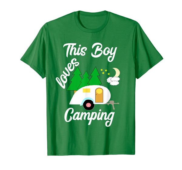 this boy loves camping teardrop trailer rv camper t-shirt, White;black
this boy loves camping teardrop trailer rv camper t-shirt, White;black