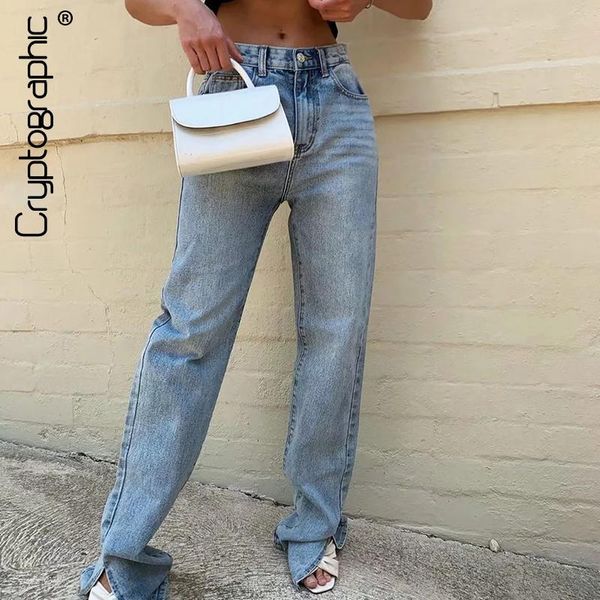 women's jeans cryptographic fashion denim woman high waist pants bottom streetwear trousers split ladies vintage, Blue
women's jeans cryptographic fashion denim woman high waist pants bottom streetwear trousers split ladies vintage, Blue