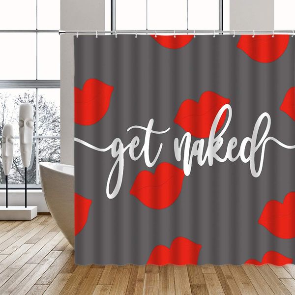 red lips shower curtain funny cute get naked valentine's day fashion woman lip kiss modern creative art fabric bathroom
red lips shower curtain funny cute get naked valentine's day fashion woman lip kiss modern creative art fabric bathroom