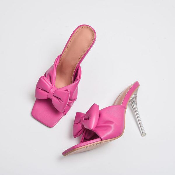 women's outdoor slippers bow square thin super high heels open toe leather solid fashion 2021 summer plus size female, Black
women's outdoor slippers bow square thin super high heels open toe leather solid fashion 2021 summer plus size female, Black