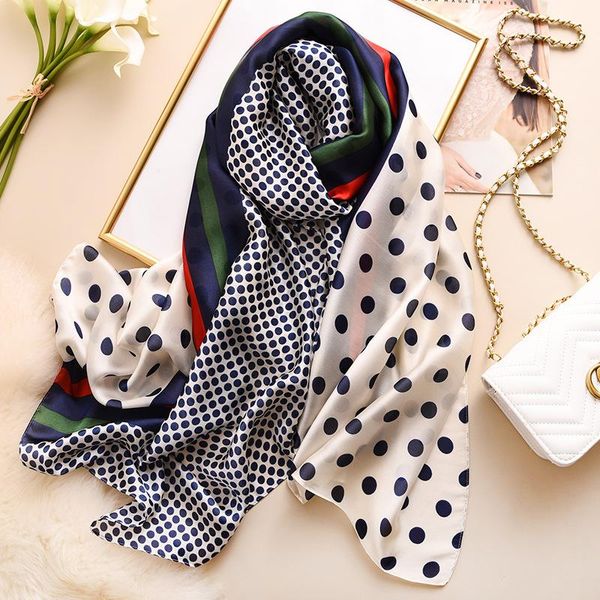 scarves 2021 dot silk winter luxury dustproof bandanna fashion sunscreen beach towel classic print 180x90cm shawls, Blue;gray
scarves 2021 dot silk winter luxury dustproof bandanna fashion sunscreen beach towel classic print 180x90cm shawls, Blue;gray