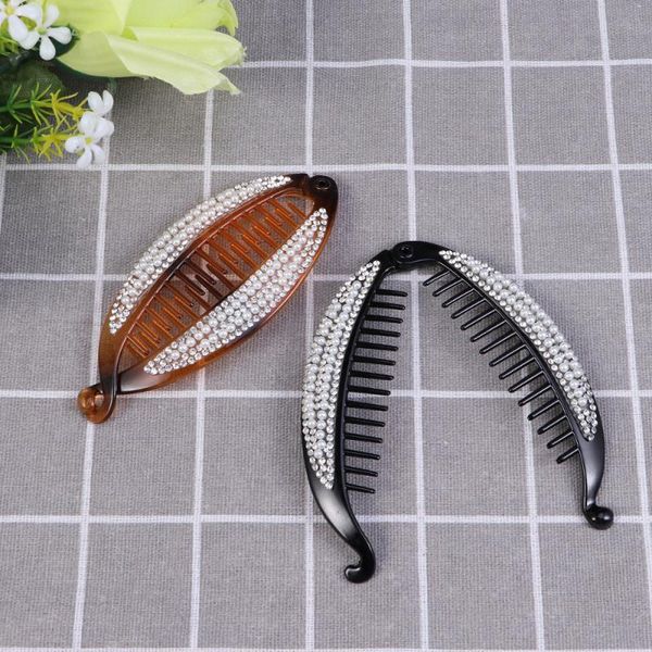 hair clips 2pcs fashionable banana clip pearl crystal ponytail holder strong tension claw size (as shown)
hair clips 2pcs fashionable banana clip pearl crystal ponytail holder strong tension claw size (as shown)