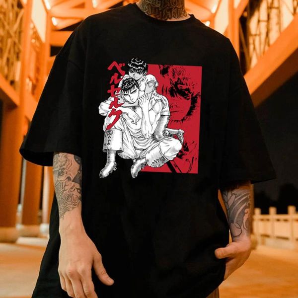 men's t-shirts anime funny short sleeve o-neck tee shirt berserk t hip hop summer t-shirt, White;black
men's t-shirts anime funny short sleeve o-neck tee shirt berserk t hip hop summer t-shirt, White;black