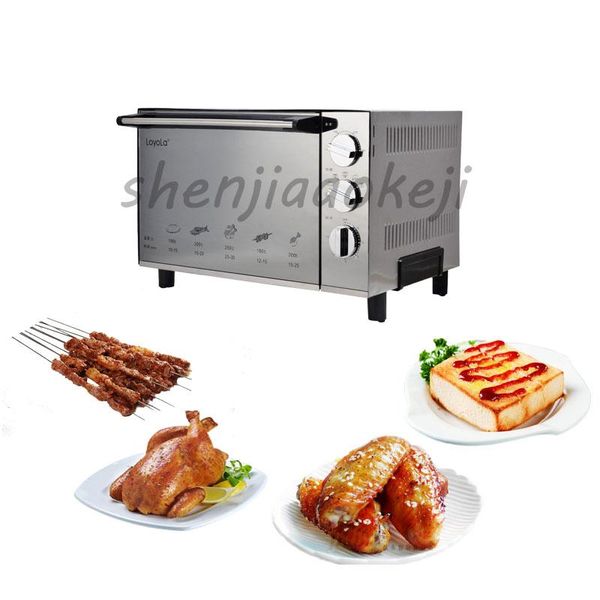 electric oven stainless steel baking cakes, tortillas, baked chicken wings,household pizza 23l 220v 1800w 1pc ovens
electric oven stainless steel baking cakes, tortillas, baked chicken wings,household pizza 23l 220v 1800w 1pc ovens