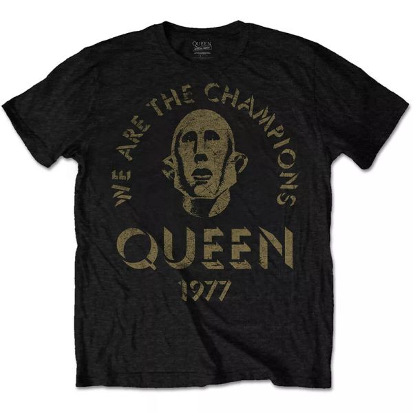 queen we are the champions freddie mercury officially men t-shirt mens, White;black
queen we are the champions freddie mercury officially men t-shirt mens, White;black