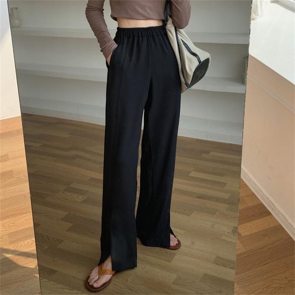 women's pants & capris hzirip fine stylish slacks loose chic high female waist ol elastic total length trousers pure colour division 9j, Black;white
women's pants & capris hzirip fine stylish slacks loose chic high female waist ol elastic total length trousers pure colour division 9j, Black;white