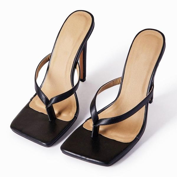 boots large size slim high heel women's fashion one foot clip toe muller sandals 2021 square head, Black
boots large size slim high heel women's fashion one foot clip toe muller sandals 2021 square head, Black