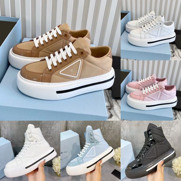 2022 designer re-nylon women casual shoes removable bag high-shoe shiny leather recycled nylon sneakers low-trainers, Black
2022 designer re-nylon women casual shoes removable bag high-shoe shiny leather recycled nylon sneakers low-trainers, Black