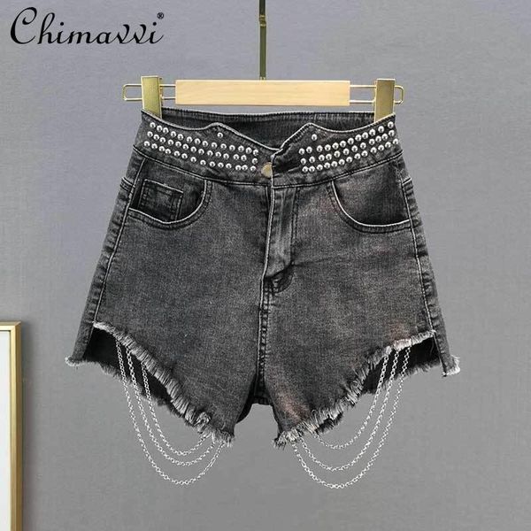 women's jeans high waist stretch denim shorts women 2021 summer slim fit burr wide leg pants fashion street clothing jean, Blue
women's jeans high waist stretch denim shorts women 2021 summer slim fit burr wide leg pants fashion street clothing jean, Blue