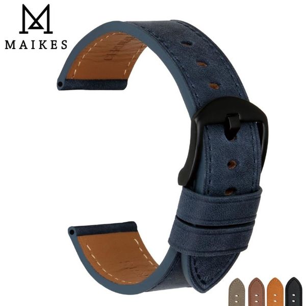 watch bands maikes genuine cow leather watchband accessories blue strap bracelet band 22mm 24mm for, Black;brown
watch bands maikes genuine cow leather watchband accessories blue strap bracelet band 22mm 24mm for, Black;brown