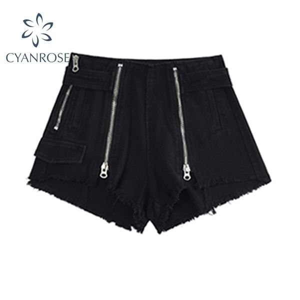 summer zipper high waist denim shorts women fashion street vintage lady wide leg casual jeans female 210515, White;black
summer zipper high waist denim shorts women fashion street vintage lady wide leg casual jeans female 210515, White;black
