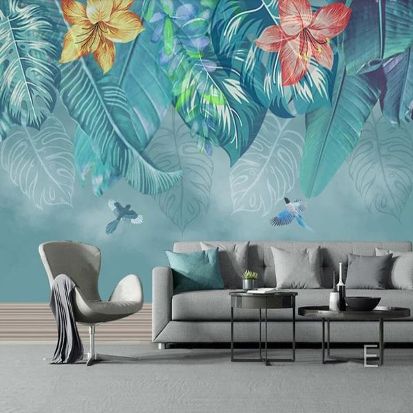 wallpapers milofi custom large 3d wallpaper mural nordic hand painted tropical plants flowers background wall decoration
wallpapers milofi custom large 3d wallpaper mural nordic hand painted tropical plants flowers background wall decoration