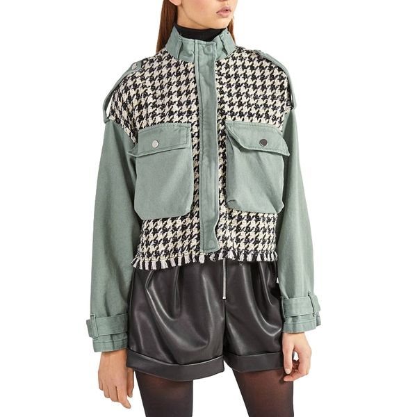 vintage women patchwork short jackets autumn fashion ladies streetwear coats stylish girls oversize outfits chic 210430, White;black
vintage women patchwork short jackets autumn fashion ladies streetwear coats stylish girls oversize outfits chic 210430, White;black