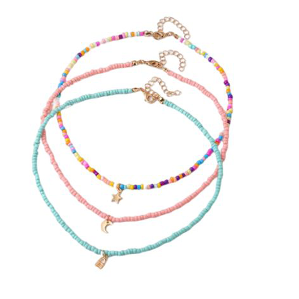pendant necklaces ladies fashion jewelry small fresh candy color rice bead chain set alloy star and moon necklace l81, Silver
pendant necklaces ladies fashion jewelry small fresh candy color rice bead chain set alloy star and moon necklace l81, Silver