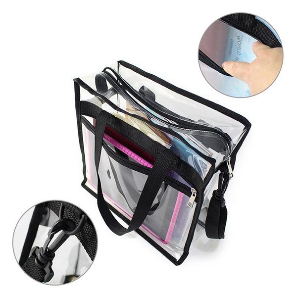 tote bag pvc handbag zip purse stadium security washing transparent clear plastic fashion for women shoulder bags single cosmetic & cases
tote bag pvc handbag zip purse stadium security washing transparent clear plastic fashion for women shoulder bags single cosmetic & cases