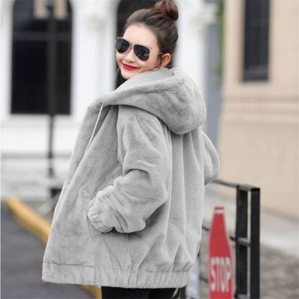 women's fur & faux hoodies jacket for women plush padded oversized loose coat outwear zipper winter warm feminine coats, Black
women's fur & faux hoodies jacket for women plush padded oversized loose coat outwear zipper winter warm feminine coats, Black