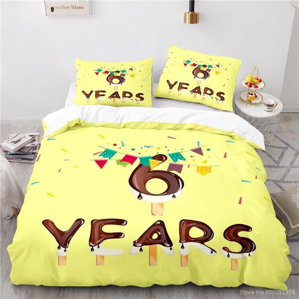 bedding sets 6 years happy birthday 3d cartoon printed set soft duvet cover with pillowcase bed linens bedclothes for kids gift
bedding sets 6 years happy birthday 3d cartoon printed set soft duvet cover with pillowcase bed linens bedclothes for kids gift