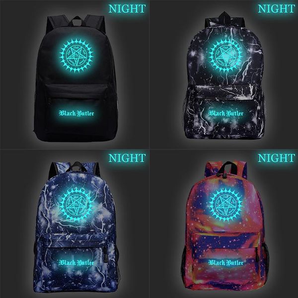 backpack japanese cartoon black butler fashion men women boys girls school bag luminous pattern lapknapsack
backpack japanese cartoon black butler fashion men women boys girls school bag luminous pattern lapknapsack