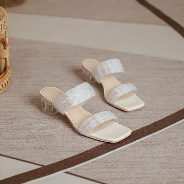 sandals retro square head women crystal heel thick dress shoes zapatillas mujer wandel sandalen dames slippers, Black
sandals retro square head women crystal heel thick dress shoes zapatillas mujer wandel sandalen dames slippers, Black