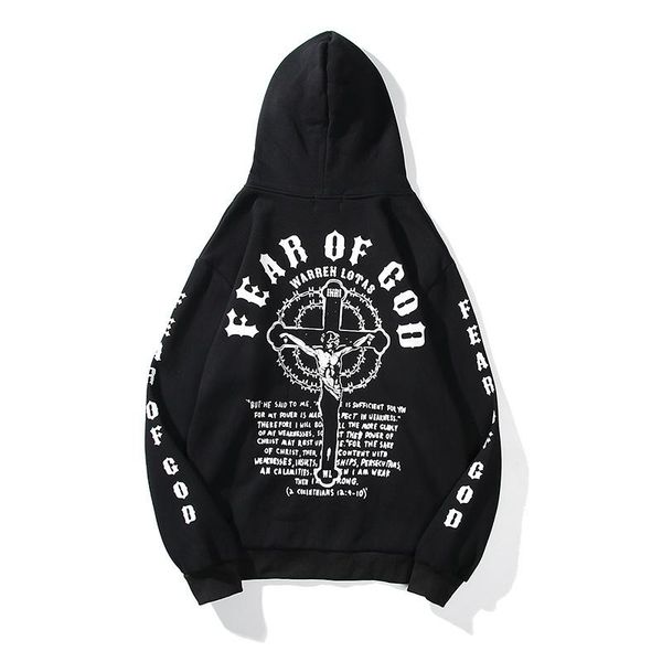 men's hoodies & sweatshirts 2021 hip hop men fog fashionable double line cross oversleeves letter printed hooded coat harajuku streetwe, Black
men's hoodies & sweatshirts 2021 hip hop men fog fashionable double line cross oversleeves letter printed hooded coat harajuku streetwe, Black