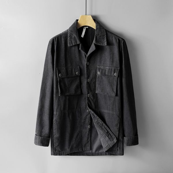 men's casual shirts autumn loose long sleeve corduroy for men cotton brand jackets male gray jacket mens comfortable jaqueta jas 7kqv, White;black
men's casual shirts autumn loose long sleeve corduroy for men cotton brand jackets male gray jacket mens comfortable jaqueta jas 7kqv, White;black
