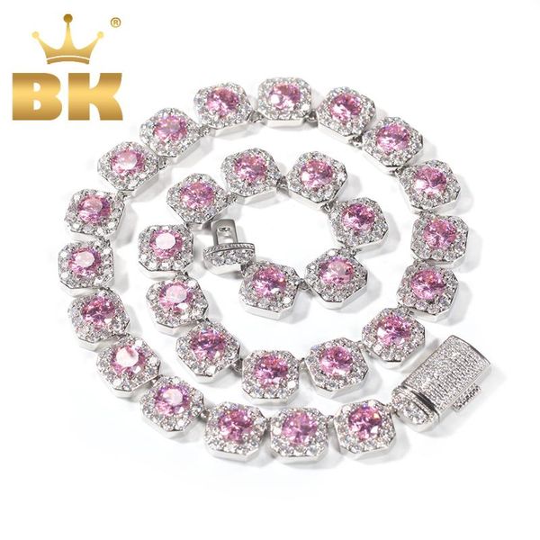 chains the bling king iced out pink purple yellow square baguette cz paved link chain choker necklace hiphop jewelry for gift, Silver
chains the bling king iced out pink purple yellow square baguette cz paved link chain choker necklace hiphop jewelry for gift, Silver
