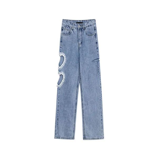 women's jeans summer heart y2k pants female boyfriend women high waist mom ripped cool stright trousers girl, Blue
women's jeans summer heart y2k pants female boyfriend women high waist mom ripped cool stright trousers girl, Blue