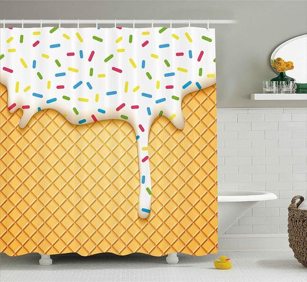 shower curtains food curtain cartoon like of and melting ice cream cones colored sprinkles artistic print bathroom home decor
shower curtains food curtain cartoon like of and melting ice cream cones colored sprinkles artistic print bathroom home decor