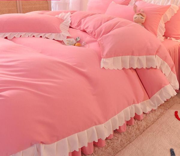 bedding sets girl heart bedfding set skirt four-piece korean princess style thick sanding quilt cover home textile
bedding sets girl heart bedfding set skirt four-piece korean princess style thick sanding quilt cover home textile