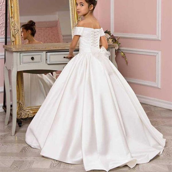 girl's dresses elegant off shoulder flower girl dress for wedding floor length party satin bow lace princess prom gowns celebrity, Red;yellow
girl's dresses elegant off shoulder flower girl dress for wedding floor length party satin bow lace princess prom gowns celebrity, Red;yellow