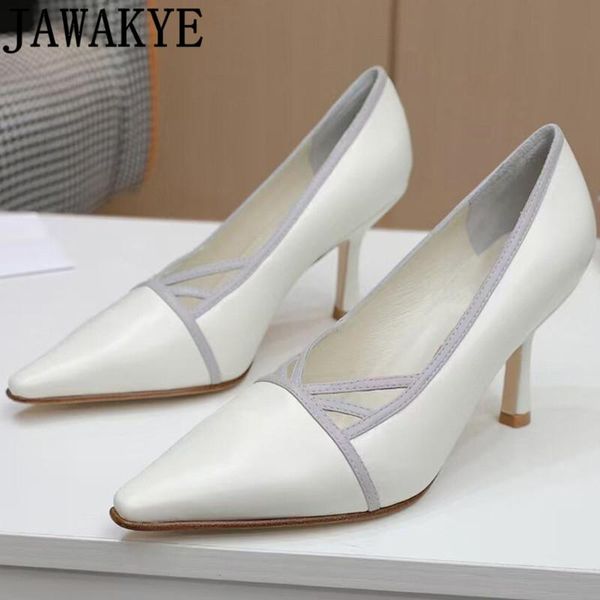 brand summer genuine leather woman pumps pointed toe slip on high heel women shoes patchwork designer party sandals 2021, Black
brand summer genuine leather woman pumps pointed toe slip on high heel women shoes patchwork designer party sandals 2021, Black