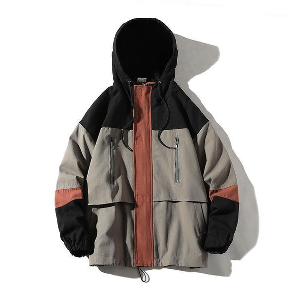 men's jackets nice sping men patchwork jacket fashion male hip hop college student windbreaker coat hooded m-xxl, Black;brown
men's jackets nice sping men patchwork jacket fashion male hip hop college student windbreaker coat hooded m-xxl, Black;brown