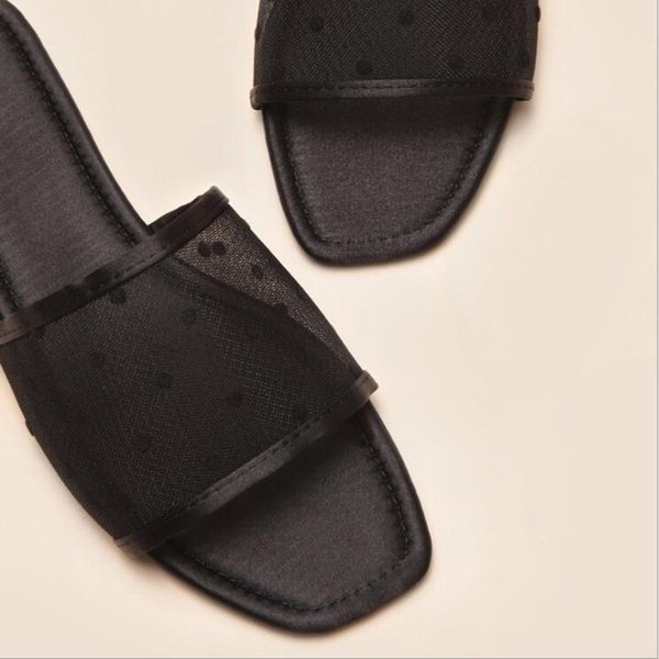80% off shoes summer women's shoes fashion lace mesh polka dot sandals ladies flats slippers lazy drag female large size 36-42, Black
80% off shoes summer women's shoes fashion lace mesh polka dot sandals ladies flats slippers lazy drag female large size 36-42, Black