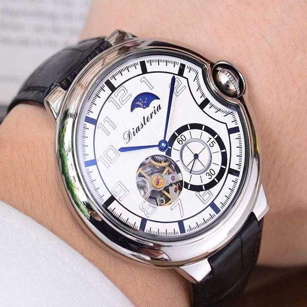 wristwatches blue balloon multi-function flywheel automatic mechanical men's watch business leather waterproof, Slivery;brown
wristwatches blue balloon multi-function flywheel automatic mechanical men's watch business leather waterproof, Slivery;brown