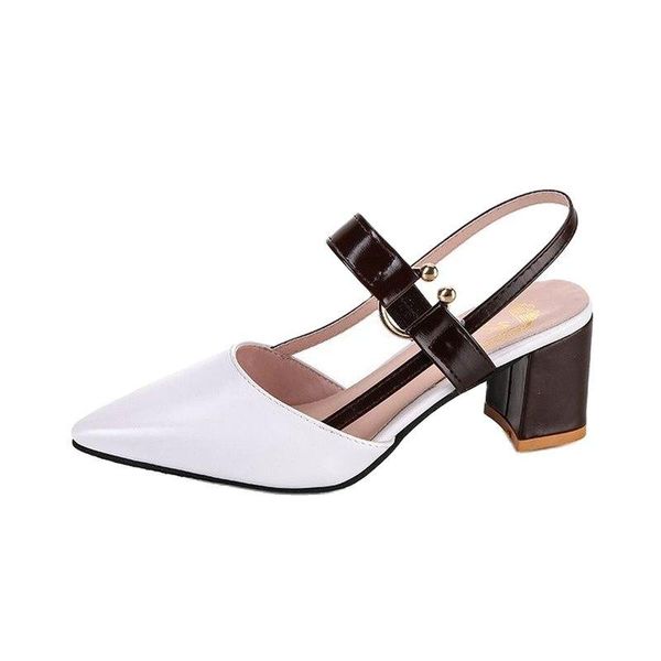 sandals 2021 women's summer pointy chunky large size fashion woman shoes, Black
sandals 2021 women's summer pointy chunky large size fashion woman shoes, Black