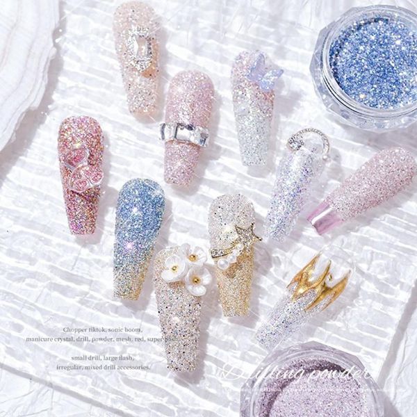 nail glitter crystal diamond powder rainbow shiny pigment glass micro drill package includes 1pcs, Silver;gold
nail glitter crystal diamond powder rainbow shiny pigment glass micro drill package includes 1pcs, Silver;gold