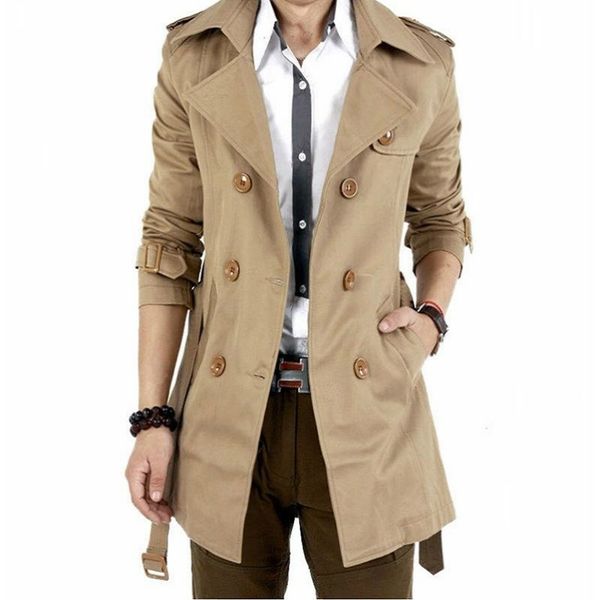 mens windbreaker jacket vintage black khaki autumn winter business trench male double breasted retro classic long coat men, Tan;black
mens windbreaker jacket vintage black khaki autumn winter business trench male double breasted retro classic long coat men, Tan;black
