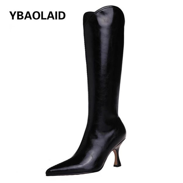 boots mature temperament pointed toe stiletto high heel knight 2021 cow leather v-mouth high-tube knee-length, Black
boots mature temperament pointed toe stiletto high heel knight 2021 cow leather v-mouth high-tube knee-length, Black
