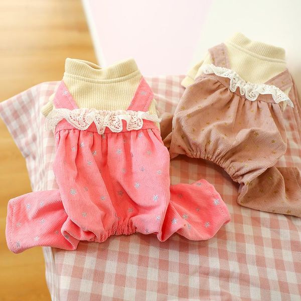 dog apparel lace four-legged pet clothes jumpsuits warm clothing dogs rompers costume cute cotton chihuahua winter pink girl mascotas
dog apparel lace four-legged pet clothes jumpsuits warm clothing dogs rompers costume cute cotton chihuahua winter pink girl mascotas