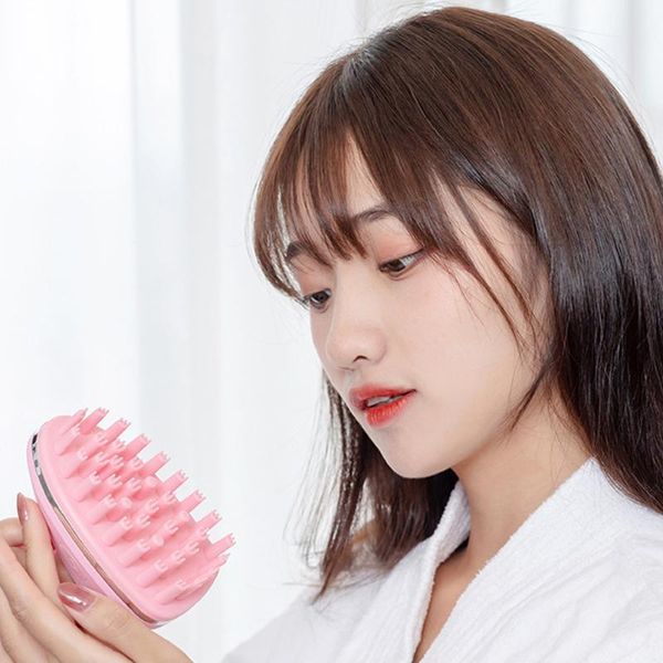 hair brushes 1pc scalp massager electric shampoo brush head comb, Silver 
hair brushes 1pc scalp massager electric shampoo brush head comb, Silver