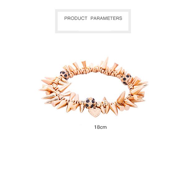 2019 store new european and american fashion accessories wholesale personality punk rivet lady elastic bracelet accessories, Black
2019 store new european and american fashion accessories wholesale personality punk rivet lady elastic bracelet accessories, Black