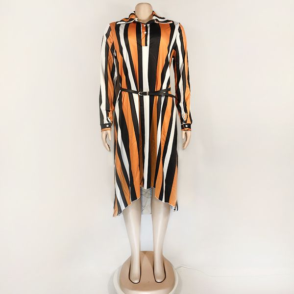 dress printed striped women dressed in long sleeves with irregular waistband length button up elegant office ladies work wear dresses efga, Black;gray
dress printed striped women dressed in long sleeves with irregular waistband length button up elegant office ladies work wear dresses efga, Black;gray