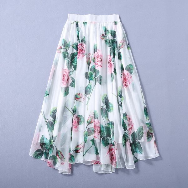 skirts new european and american women's dresses for spring rose print fashion irregular pleated skirt rlm4, Black
skirts new european and american women's dresses for spring rose print fashion irregular pleated skirt rlm4, Black